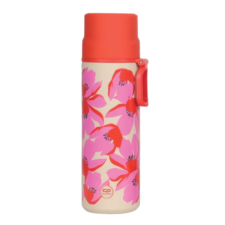 CoolPack Termosz 500 ML VECTIS FLORES ROSA