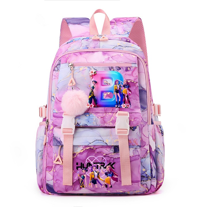 Rucsac casual unisex Demon Hunter, model litera B