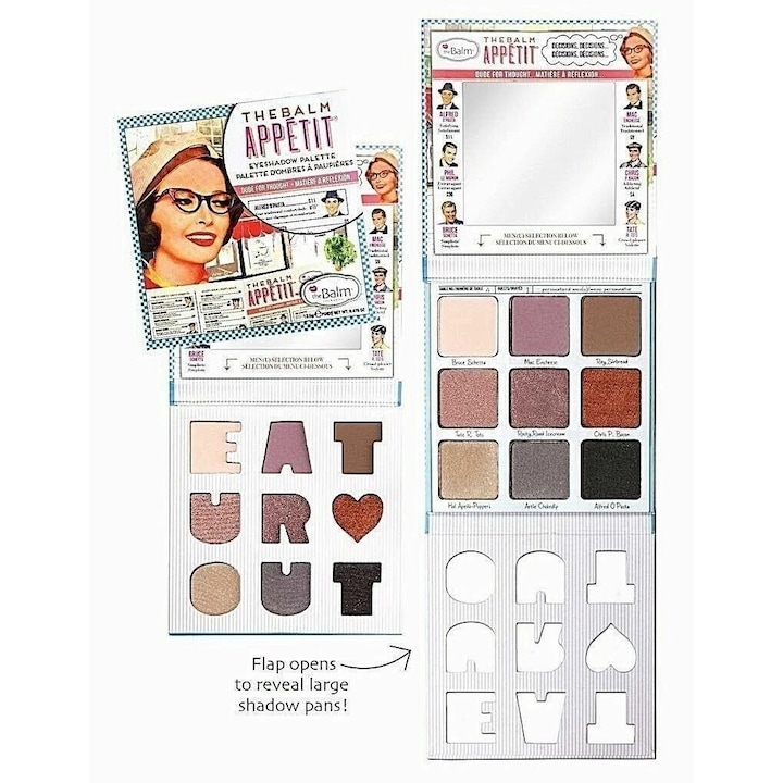 Paleta farduri de ochi theBalm Appetit