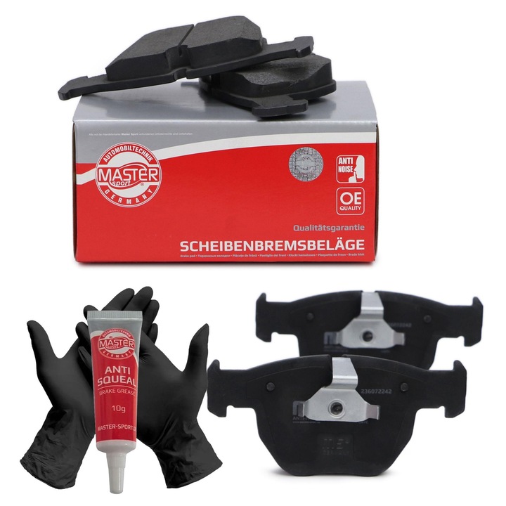 Master-Sport első fékbetétek, Land Rover Range Rover III (L322), 3.0 D, 3.6 D, 4.2, 4.4, szett