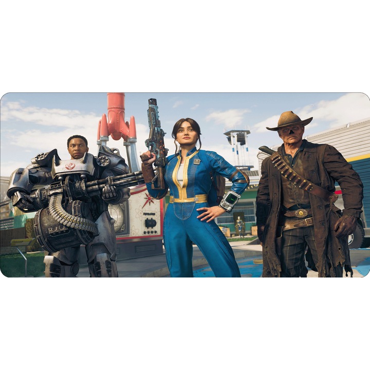 Mousepad Deskmat Call of Duty Black Ops x Fallout 700x350x2mm margini drepte necusute Motrix