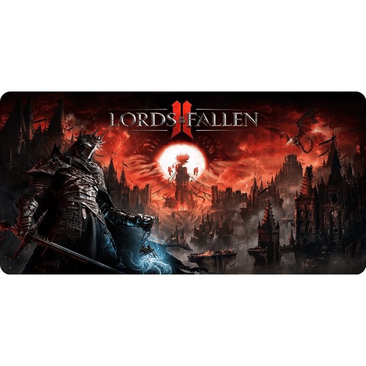 Mousepad Deskmat Lords of the Fallen cover 800x400x4mm margini cusute Motrix
