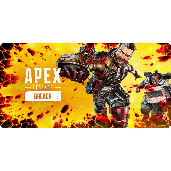 Mousepad Deskmat Apex Legends Breach 700x350x2mm margini drepte necusute Motrix