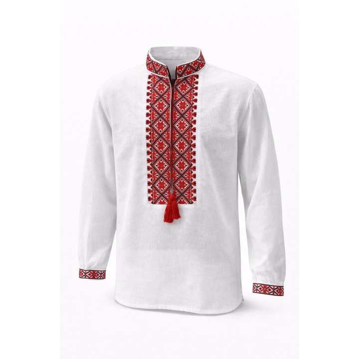 Férfi tunika típusú hagyományos pamut ing, 44-es / 3XL méret