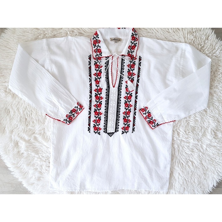 Liviu férfi ing, piros, pamut, 2XL