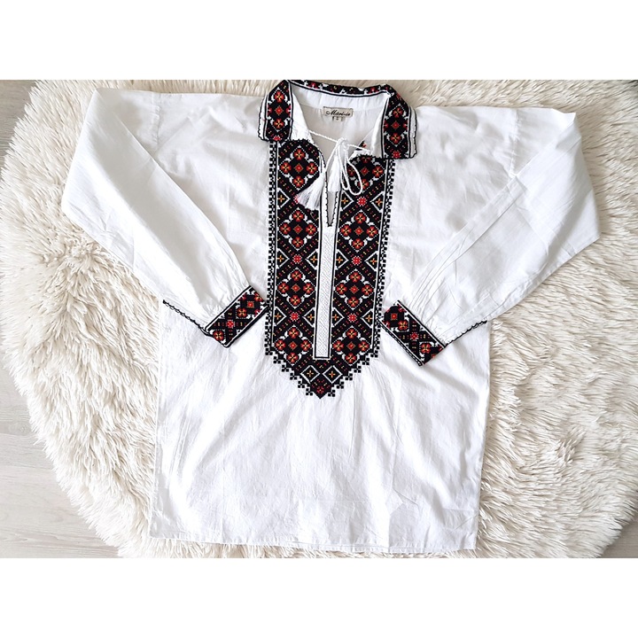 Flavius galléros férfi ing – FEHÉR – 3XL