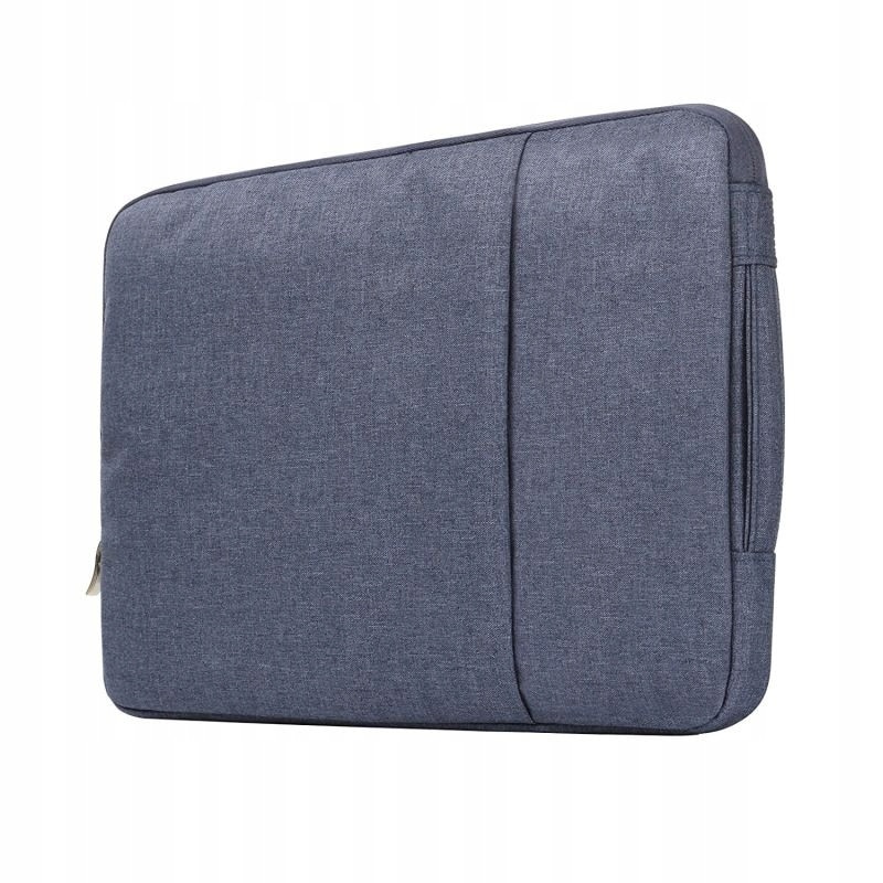 Husa denim pentru laptop, 15.3 inch, albastru inchis, 39.5x28.5cm
