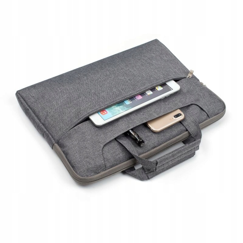 Torba pentru laptop 11'', denim, rezistenta la apa, albastru deschis, 33x24,5cm