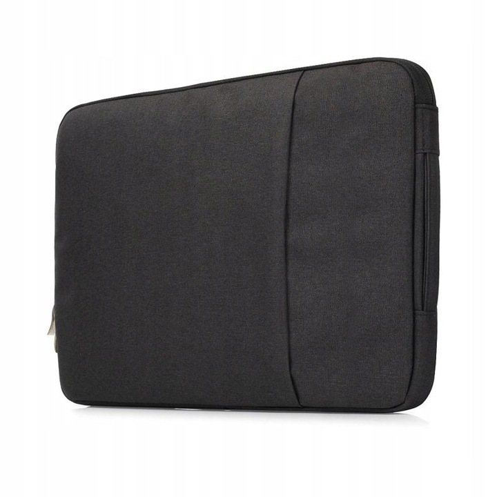 Husă Denim pentru laptop, 13.3 inch, negru, 36x26cm