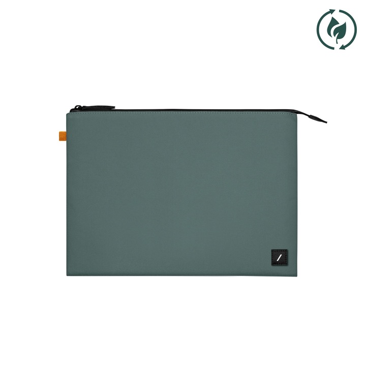 Native Union WFA Stow Lite Sleeve tok, kompatibilis 16 hüvelykes laptoppal, zöld