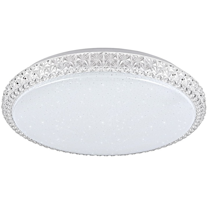 Plafon LED Polux, Irina modell, 48W, 5200lm, távirányítóval