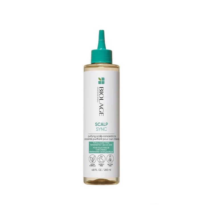 Concentrat purificator pentru scalp Matrix B ScalpSync 200ml, cu acid salicilic si menta piperata