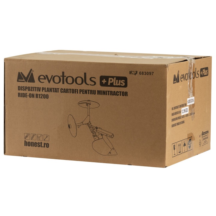 Burgonyaültető R1200 Evotools Plus Ride-on minitraktorhoz