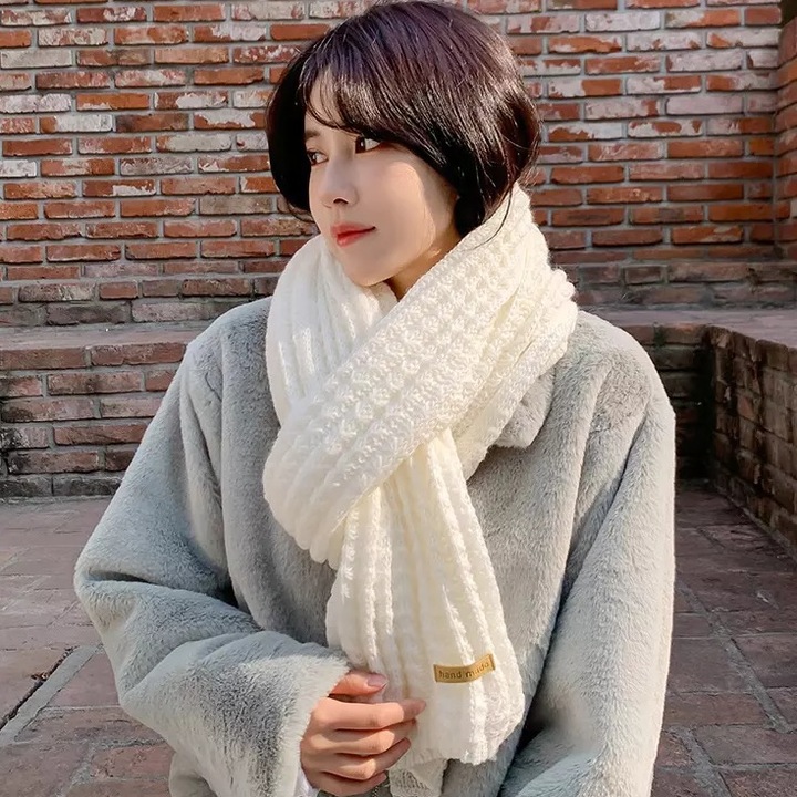 Sal, IZMAEL, EL-21378, bumbac, alb, 30x190cm