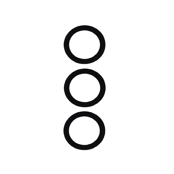 Geam cameră spate ATB DESIGN pentru Samsung S23/S23 Plus, sticlă, negru