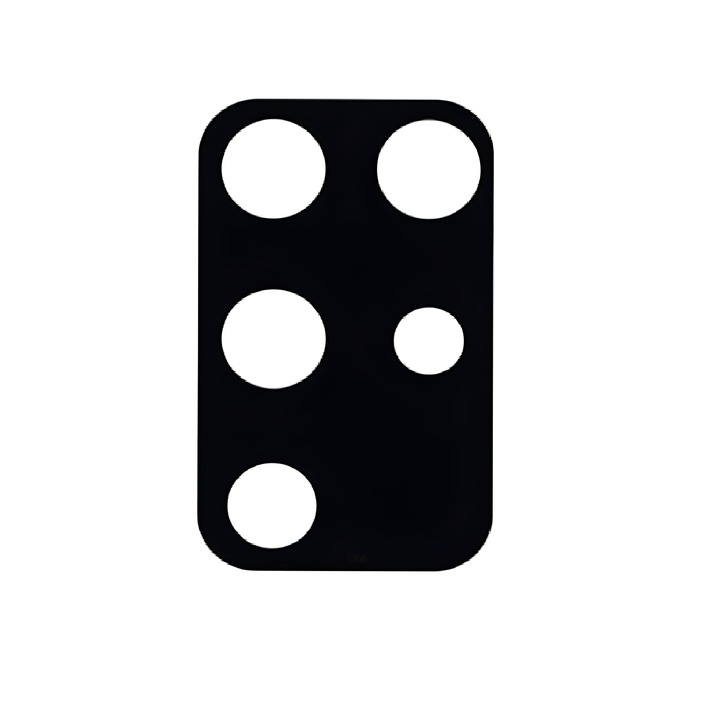 Geam Camera Spate ATB DESIGN, Negru, pentru Samsung A51