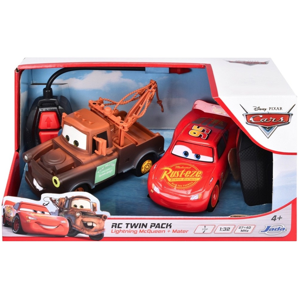 Set masine Jada Toys RC Cars Lightning McQueen + Mater Twin Pack 1