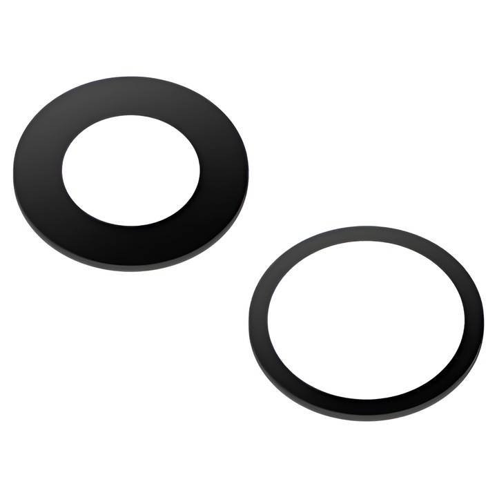 Geam cameră spate ATB DESIGN, sticlă, negru, pentru iPhone 15 / 15 Plus