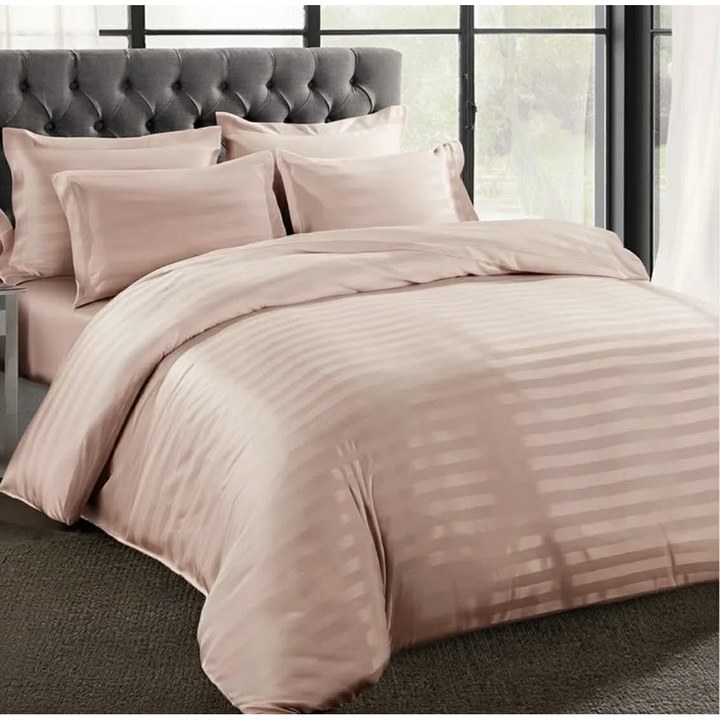 Casa New Fashion K-13 ágyneműgarnitúra, mikroszálas, 6 részes, kétszemélyes ágyra, bézs színű