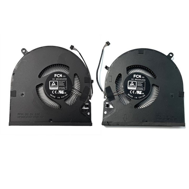 GinTai 5V CPU+GPU Охлаждащ вентилатор за Razer Blade 15 Advanced RZ09-0409 RZ09-0421 FPG1 DFS5K12304363E FPG2 DFS5K22115572J Вентилатор за охлаждане на лаптоп