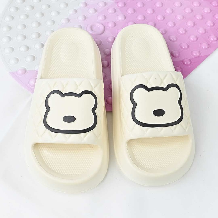 Papuci De Dama, Din Spuma, Usoara, PD1085, Bej, 37-38