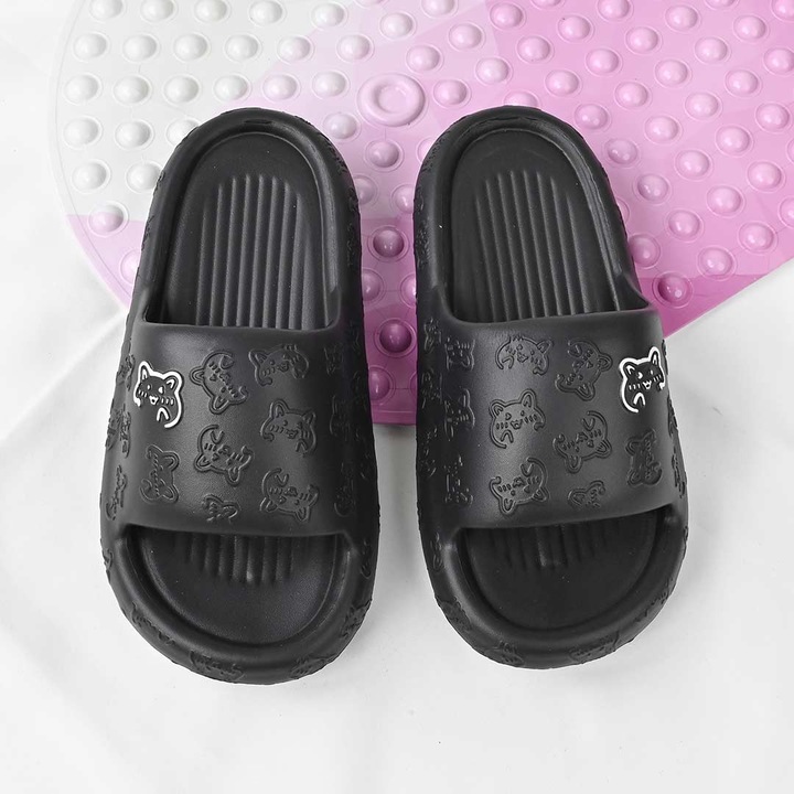 Papuci De Dama, Din Spuma, Usoara, PD1083, Negru, 36-37