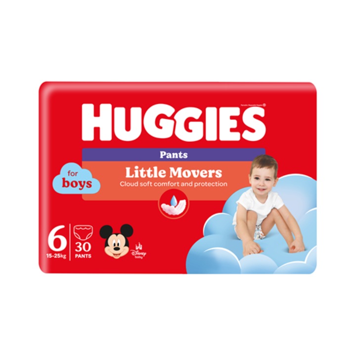 Scutece Chilotel Baieti, Marimea 6, 15-25 Kg, 30 buc., Huggies