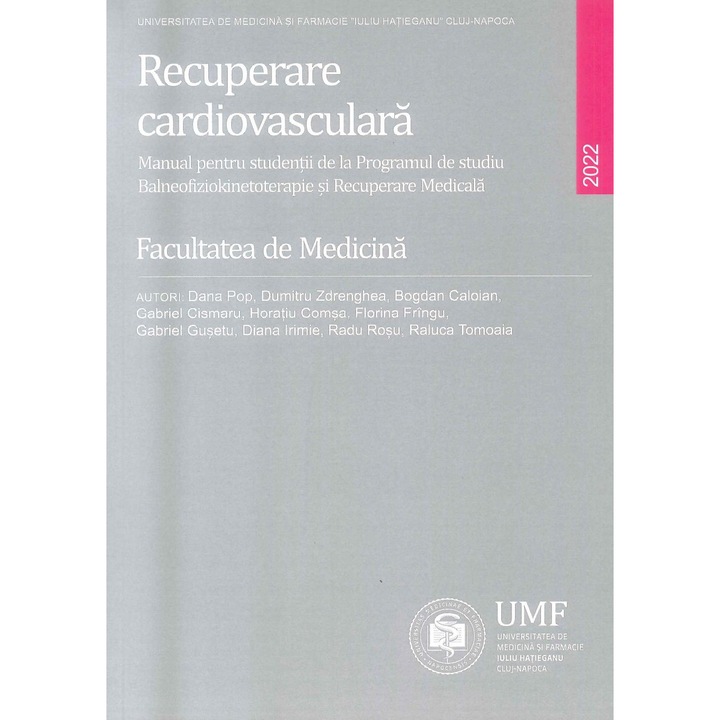 Recuperare cardiovasculară, Dumitru Zdrenghea, 2022