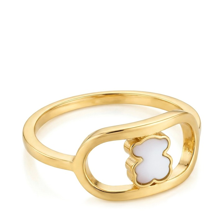 Inel dama, Tous, auriu, One Size INTL