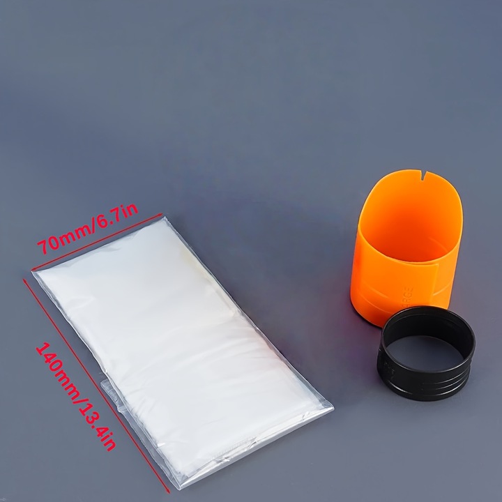 Monturi de pescuit la crap 50+1 / Incarcator rapid de momeala / Set de saci de momeala PVA / Momeala cu dizolvare instantanee / Design anti-incurcare / Potrivit pentru lacuri cu apa dulce, 0.6 l