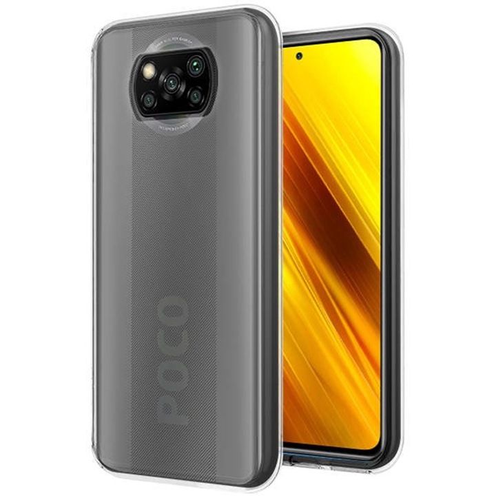 Xiaomi Poco X3 NFC / Poco X3 Pro készülékkel kompatibilis - átlátszó szilikon tok