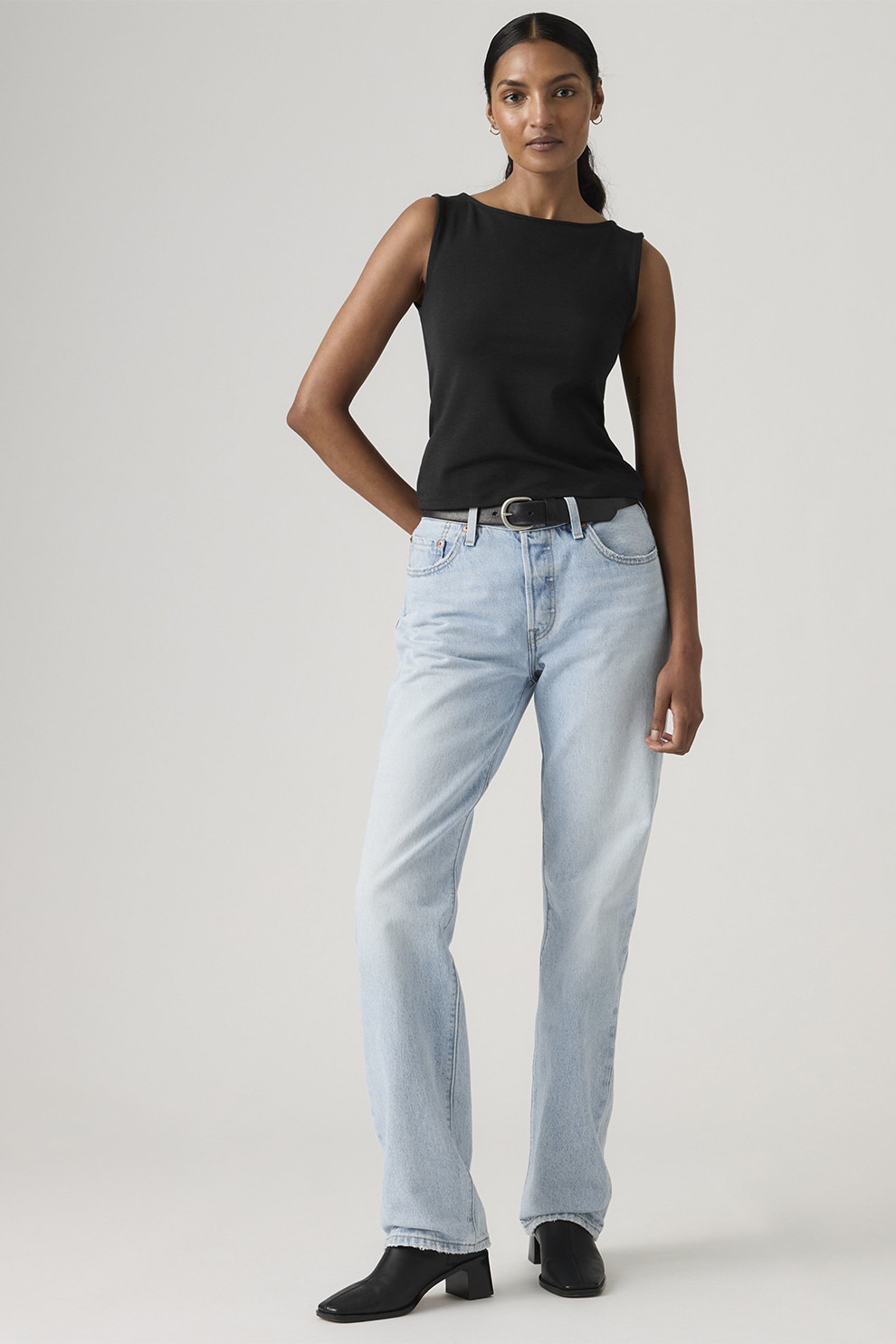 リーバイスLevi’ｓUSA製５０１Ｗ３2　9０’ｓ Levi's, Blugi drepti 501® 90's, Albastru deschis, W30-L32 - eMAG.ro