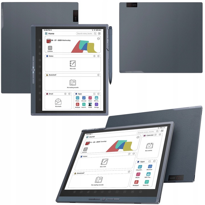 Notepad electronic, Penstar, eNote Pro, 10.3 inch, E-Ink Kaleido 3, color, 4+128GB, Android 11, camera 8MP, lumina reglabila, stilou inclus