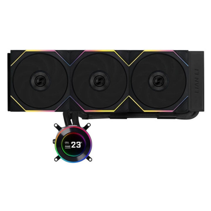 Cooler procesor Lian Li HydroShift II LCD-C 360TL ARGB - Negru