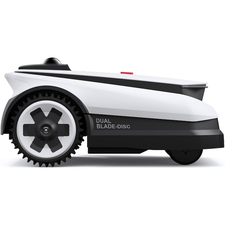 Robot de tuns gazon/iarba GOAT A1600 LiDAR PRO Ecovacs, recomandat pentru gradini cu o suprafata de pana la 1600㎡, evitarea obstacolelor AIVI 3D, HoloScope 360 sistem de navigatie Dual-LiDAR de ultima generatie, baterie Li-ion 75000mAh