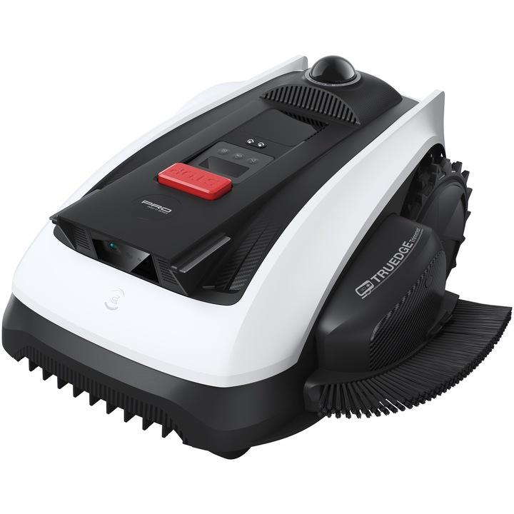 Robot de tuns gazon/iarba GOAT O1200 LiDAR PRO Ecovacs, recomandat pentru gradini cu o suprafata de pana la 1200㎡, evitarea obstacolelor AIVI 3D, HoloScope 360 sistem de navigatie Dual-LiDAR de ultima generatie, baterie Li-ion 5800mAh