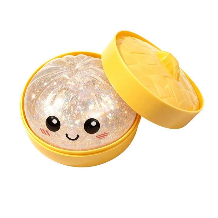 Jucarie interactiva pentru copii, Squeeze Stress Toy, argintie, set de jucarii fidget