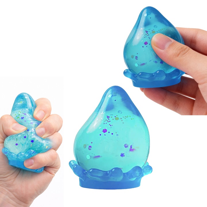 Szenzoros játék álmodozó levélmintával, TPR anyagból, levehető talppal, ujj stresszoldó játék