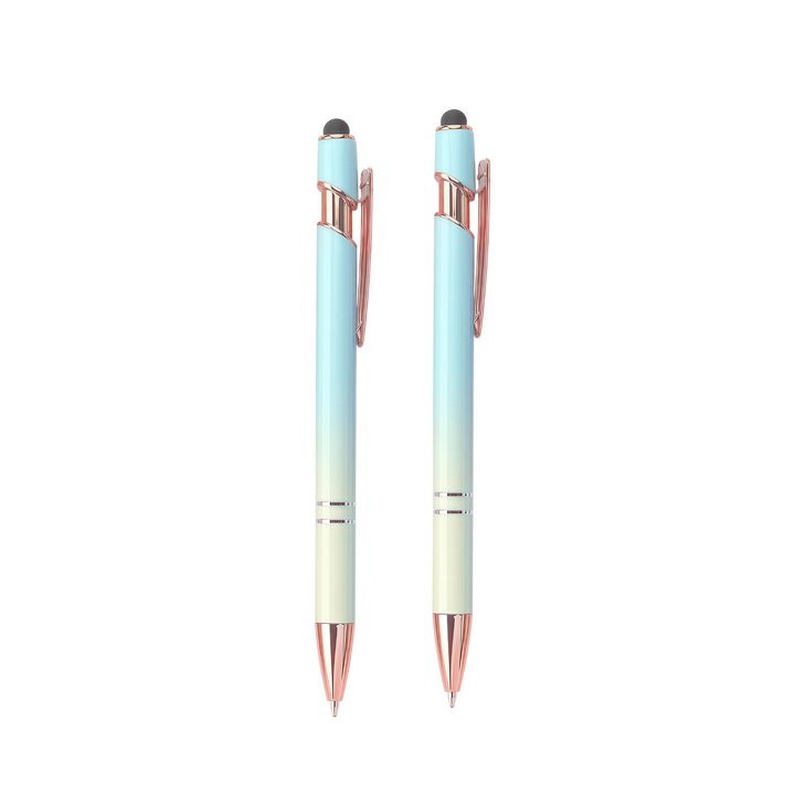 Pix retractabil 2-in-1 cu ecran tactil, Pix Stylus pentru birou