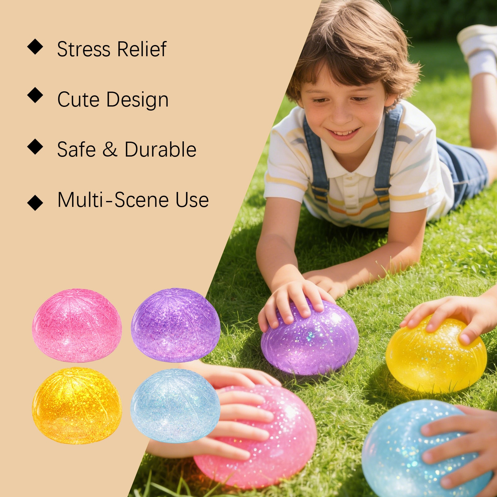Jucarie interactiva pentru copii, Squeeze Fun Buns, design chifle ...