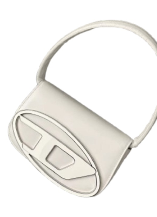 Geanta dama tip crossbody patrata, alba, stil trendy