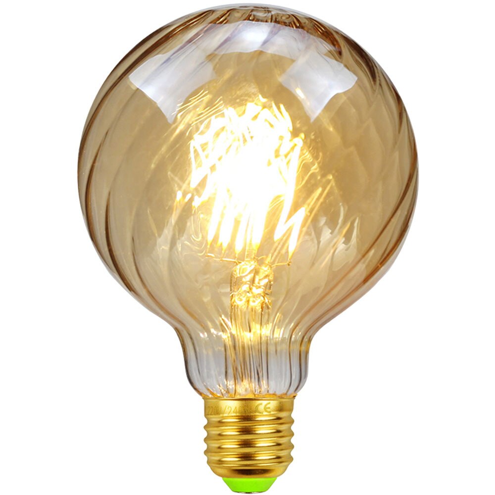 Bec LED filament retro 1906 E27, 4W, 2700K, топла светлина, 360 lm ...