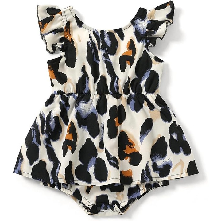 Body-uri pentru bebeluși, PatPat, salopetă cu maneci, bumbac, multicolor, 80 CM