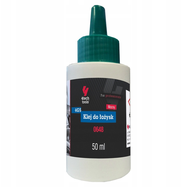 Adeziv pentru rulmenti 4Techtools, 50g, metacrilat anaerob, albastru fluorescent