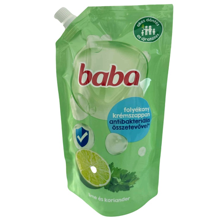 Baba săpun lichid antibacterian, lime și coriandru 500 ml