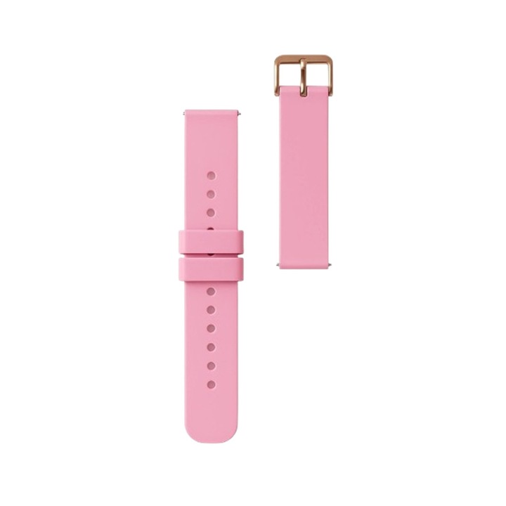 Okosóra szíj - Samsung Galaxy Watch6 / Watch6 Classic - hotpink szilikon szíj (szíj szélesség: 20 mm)