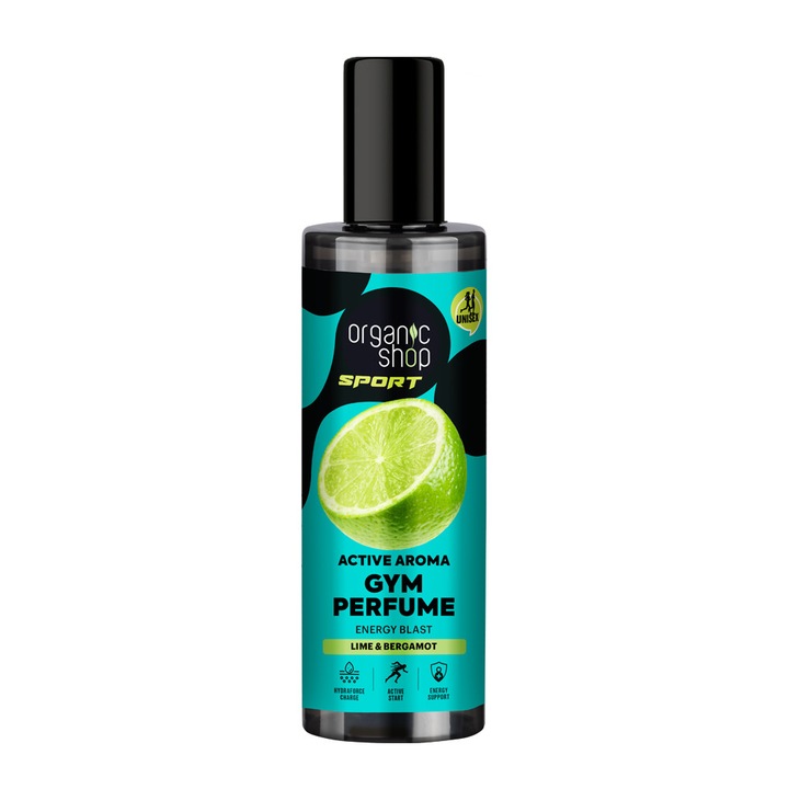 Organic Shop Sport Active Aroma Energy Blast parfümspray hajra és testre 200 ml