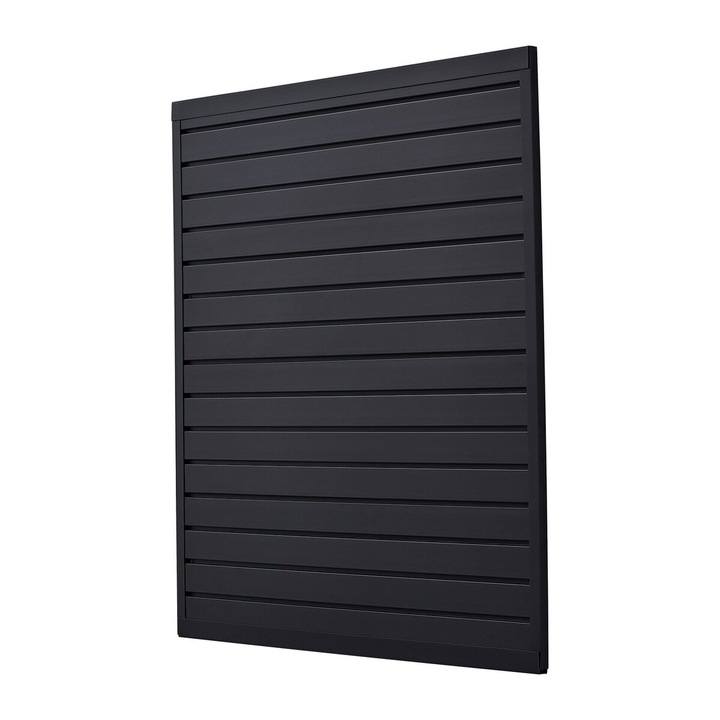 Panou de perete pentru scule, Vevor, PVC, negru, set 4 bucati, 1230x1235x20mm