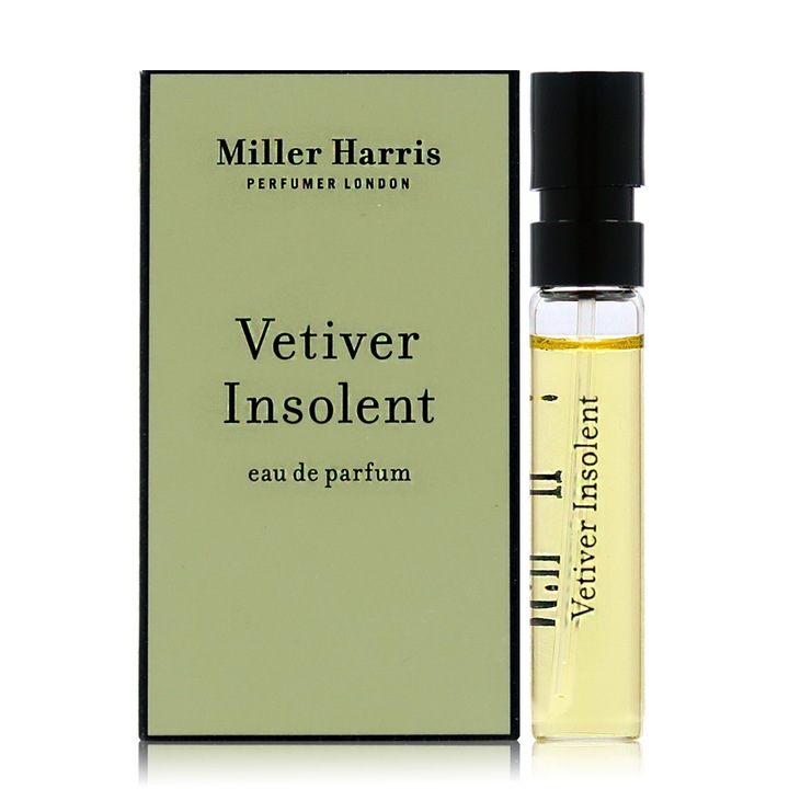 Miller Harris, Vetiver Insolent, Apa de Parfum, Pentru Femei, 2 ml *Flacon