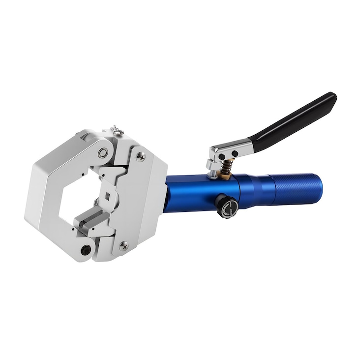 Cleste hidraulic pentru furtunuri, Vevor, kit cu 7 matrite, 5/16" - 5/8", 420x310x80mm